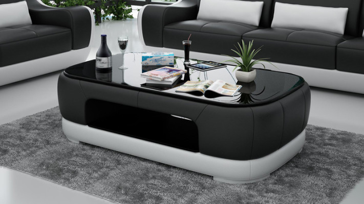 Upholstered Coffee table Table Coffee tables Glass table Side table