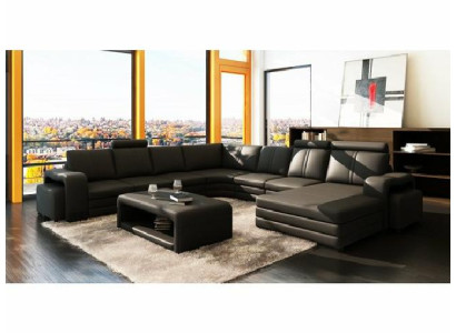 Leather Table Coffee table Upholstery New Side table Tables 132x70x45