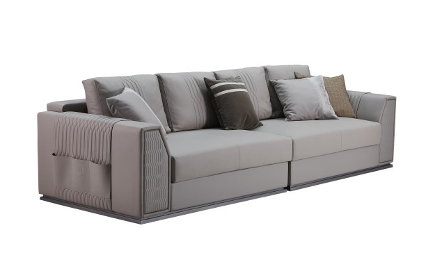 Sofa Luxury Gray Living room Fabric Textile Modern Design Couches Creative Furniture new