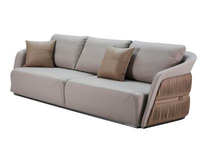 Sofa 3 Seater Mink Living room Modern Design Couches Creative Gray Furniture Luxury