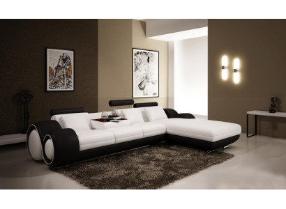 edersofa Couch U-shape Living landscape Corner sofa Suite Design Modern