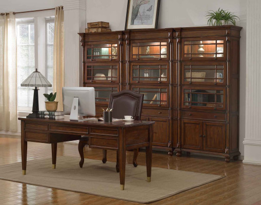 Desk Set Office Suite Table Chef Armchair Wardrobe Furnishings new 5pcs.