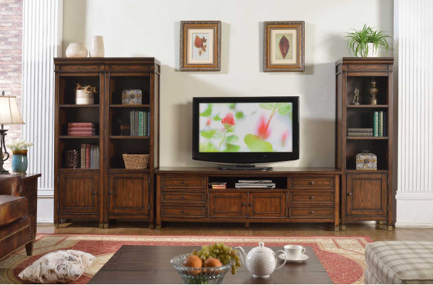 Living room Set Wall shelf Chest of drawers Sideboard Wall units 3x Display case Design 4tlg.new