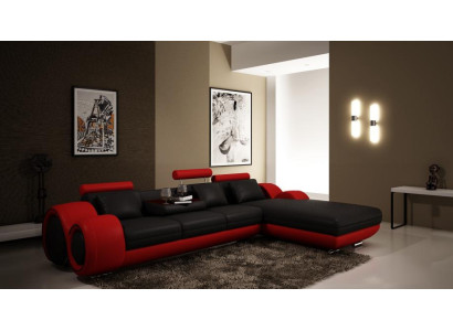 Elegant living Luxurious corner sofa in perfect L-shape sofa living room