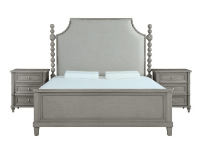 Classic Landhfrom  Furniture Royal Bedroom Furniture 3pcs. Bed