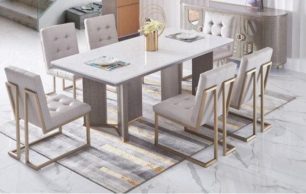 Complete e Suite Dining room Suite 6x Armchair Chairs Groups