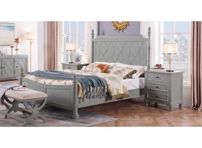 Classic Bed 2x Bedside table 3 pieces. Bedroom Set Beds new Luxury 150x200 new