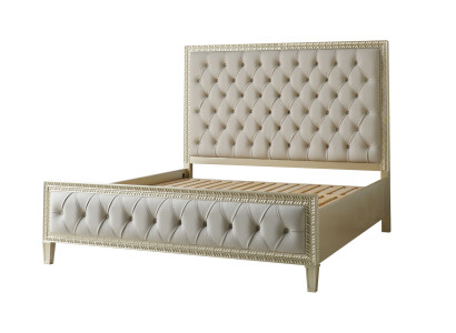 Beds Luxury Bed Hotel Royal Furniture Fabric Design Furnishings Upholstered bed Frame