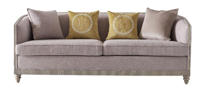 Textile Sofa Couch Upholstery Suite 3 Seater Couches Sofas Sets Three Seater