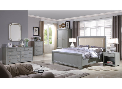Designer beds luxury double hotel beds Bedroom Wood new 180x200 cm