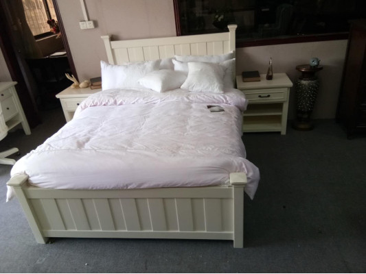 Classic s Double bed Beds Wood Bed Country House Style Real Wood