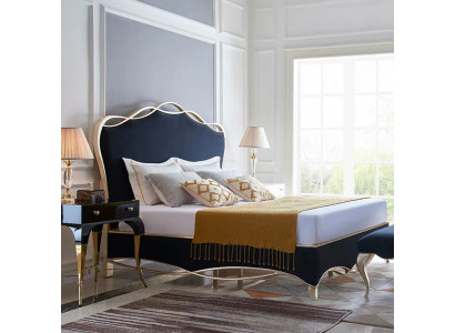 Design Textile Bed Marriage Modern Hotel Frame Luxury Sleep Room Double