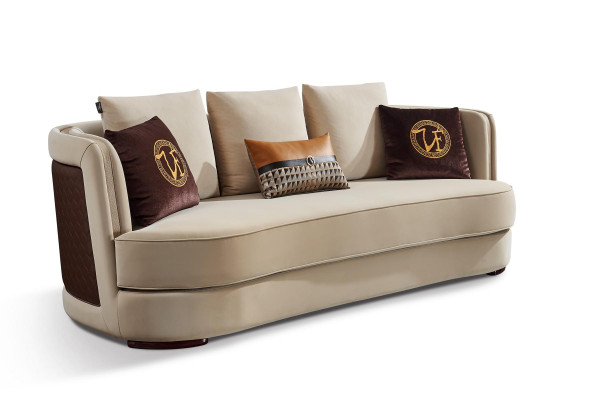 Designer Sofa Couch Upholstery Sofas Couches Leather new 3 Seater Three-seater
