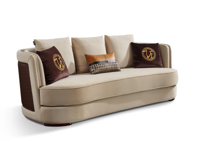 Designer Sofa Couch Upholstery Sofas Couches Leather new 3 Seater Three-seater