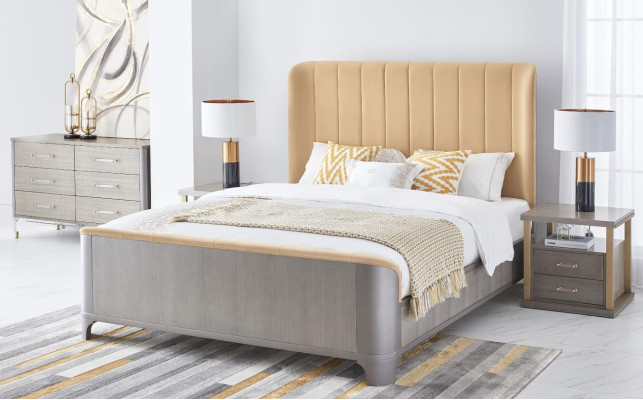 Design Bed Classic Upholstery Beds Designer Double bed 180x200cm Bed frame