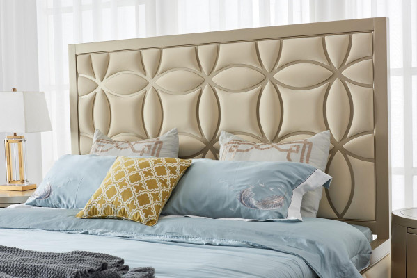 Double Beds Royal Bed Bedroom Decorative Modern Bed Wood 180x200cm