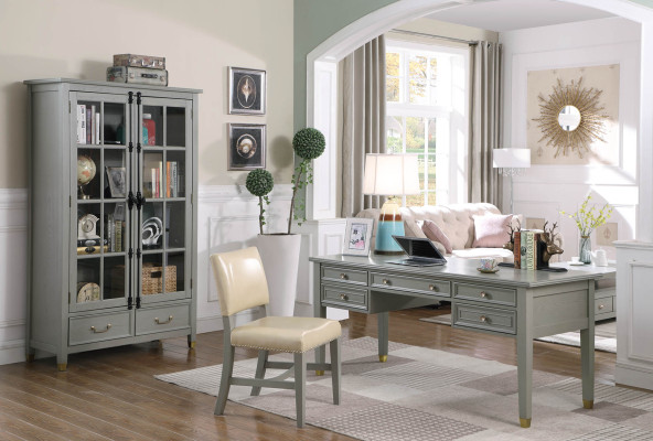 Office Armchair Desks Table Wood Desk Chair Set Furniture Room