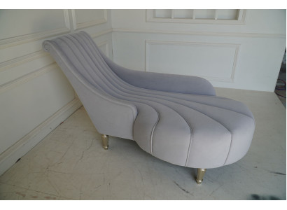Chaise Lounge Antique Style Sofa Lounger Couch Chaise Textile Modern 2080 Furniture