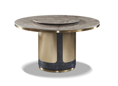 Design Wood Table Round Dining table Round Dining Tables 135cm Decorative Luxury Class