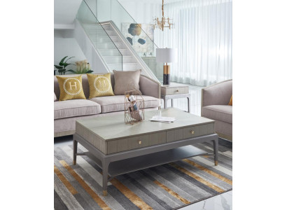Luxury Coffee table Living room Wood Tables High quality Furniture side table