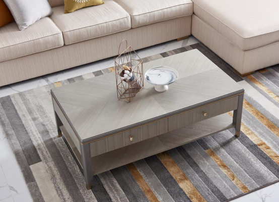 Luxury Coffee table Wood Living room Tables High quality Furniture side table