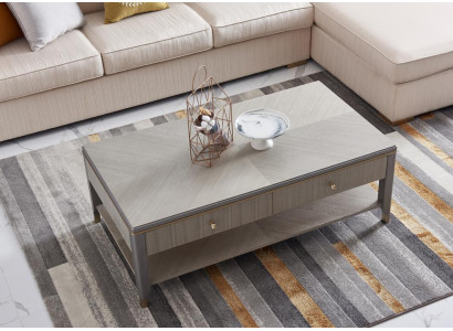 Luxury Coffee table Wood Living room Tables High quality Furniture side table