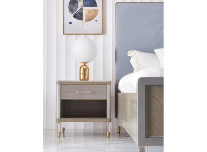Bedside table Luxury Wood Bedside tables Table Consoles Decoration Night Modern Style