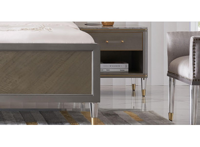 Bedside table Luxury Wood Bedside tables Table Consoles Night Modern Style