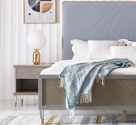 Bedside table Luxury Wood Bedside tables Table Consoles Night Modern Style