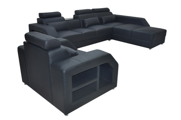 Leather Corner Sofa Suite Sofas Couches Upholstery Living landscape Armchair Corner