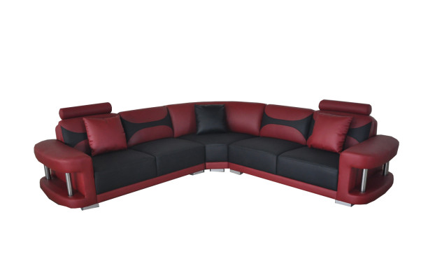 Leather Modern XXL Couch Living landscape Leather sofa Sofa set Sofa L-shape F3001B