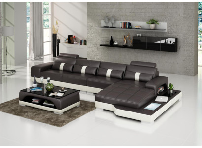 Discover comfort and style with our modern upholstered corner sofa in L-shape