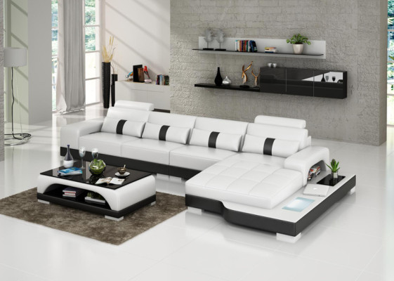Discover comfort and style with our modern upholstered corner sofa in L-shape