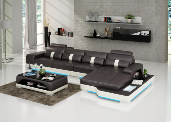 Discover comfort and style with our modern upholstered corner sofa in L-shape