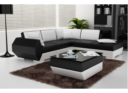 Elegant leather corner sofa, multifunctional and stylish for your home