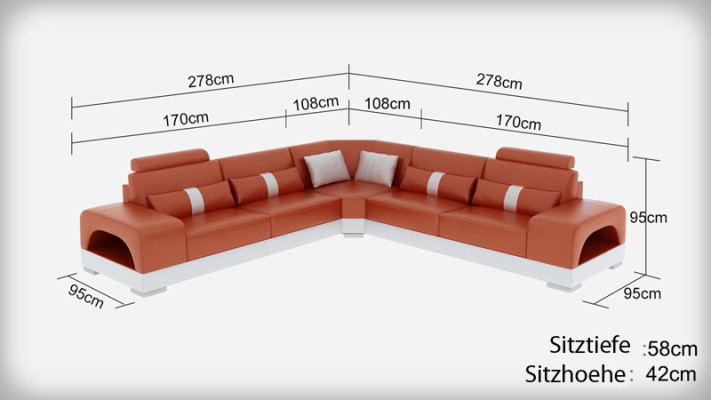 exclusive s L-shaped upholstered sofa stylish design for your home