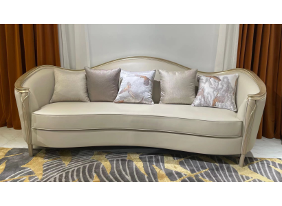 Luxury Sofa Furniture Living room Sofas 3 Seater Couch Real wood Italian style new