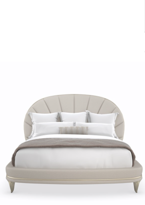 Luxury Bed Hotel Royal Furniture Fabric Beds Design Furnishings Upholstered bed Frame