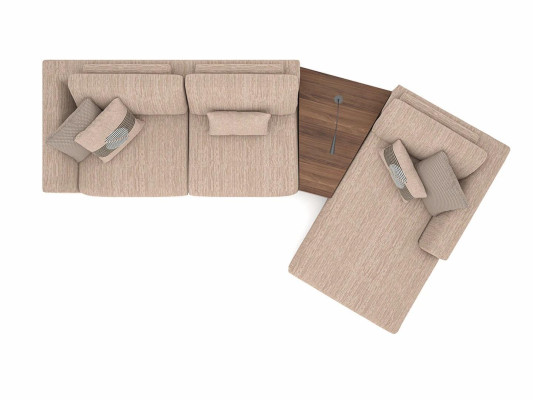 Designer Beige Sofas L-shape Upholstered furniture Corner sofa new Luxury Armchair Living room