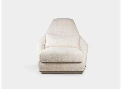 Upholstered furniture White Armchair Luxury Seat Furniture Living room Modern Design