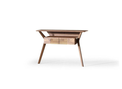 Living room Luxury Console table Brown Wood Table Modern Design Console