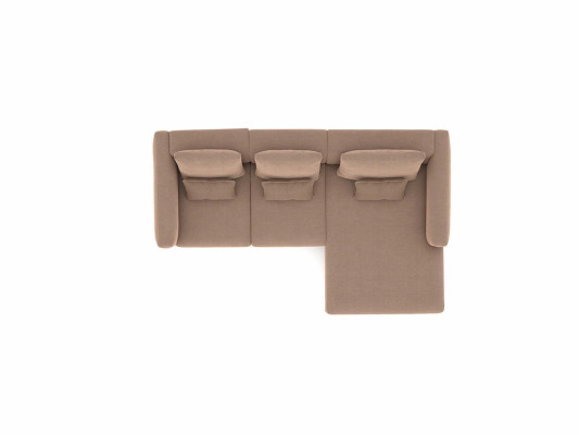 Designer Furniture Beige Corner Suite Upholstered furniture Living room Sofa Couch
