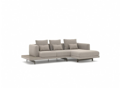 Designer Gray Sofa Couch L-shape Modern Corner sofa Upholstered furniture Living room