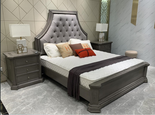 Bedroom Marriage Bed Design Double bed Chesterfield Bed Upholstery Beds Furniture