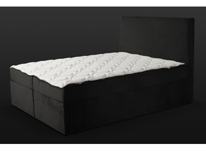 Black Double bed Classic s Bedroom furniture Design Elegant Fabric new
