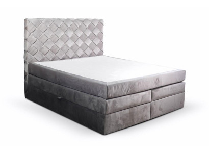 Boxspring Bed with bed base Mattress Beds Chesterfield Bedroom
