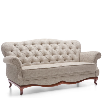 Chesterfield Three Seater Couch Upholstery Furniture Textile Sofa Couches Fabric