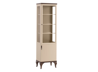 Single Display case Single Door Wardrobe Furniture Glass Cabinet Furniture Wood Cabinets