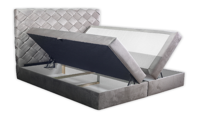 Boxspring Bed Leather Bed 180x200cm Hotel Double bed Luxury Beds Modern new
