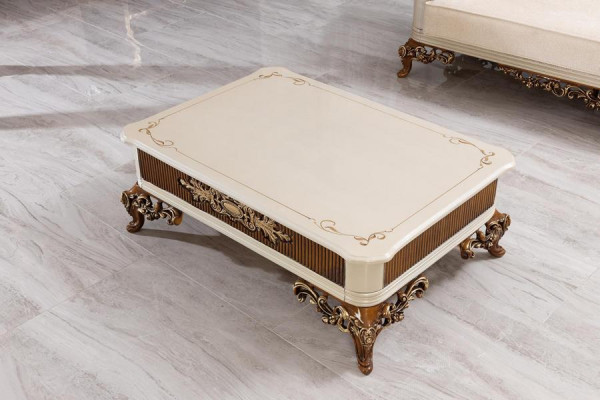 Sofa set 3+1+1+1 Seater Coffee table Luxury Suite Sofa Armchair Fabric Baroque